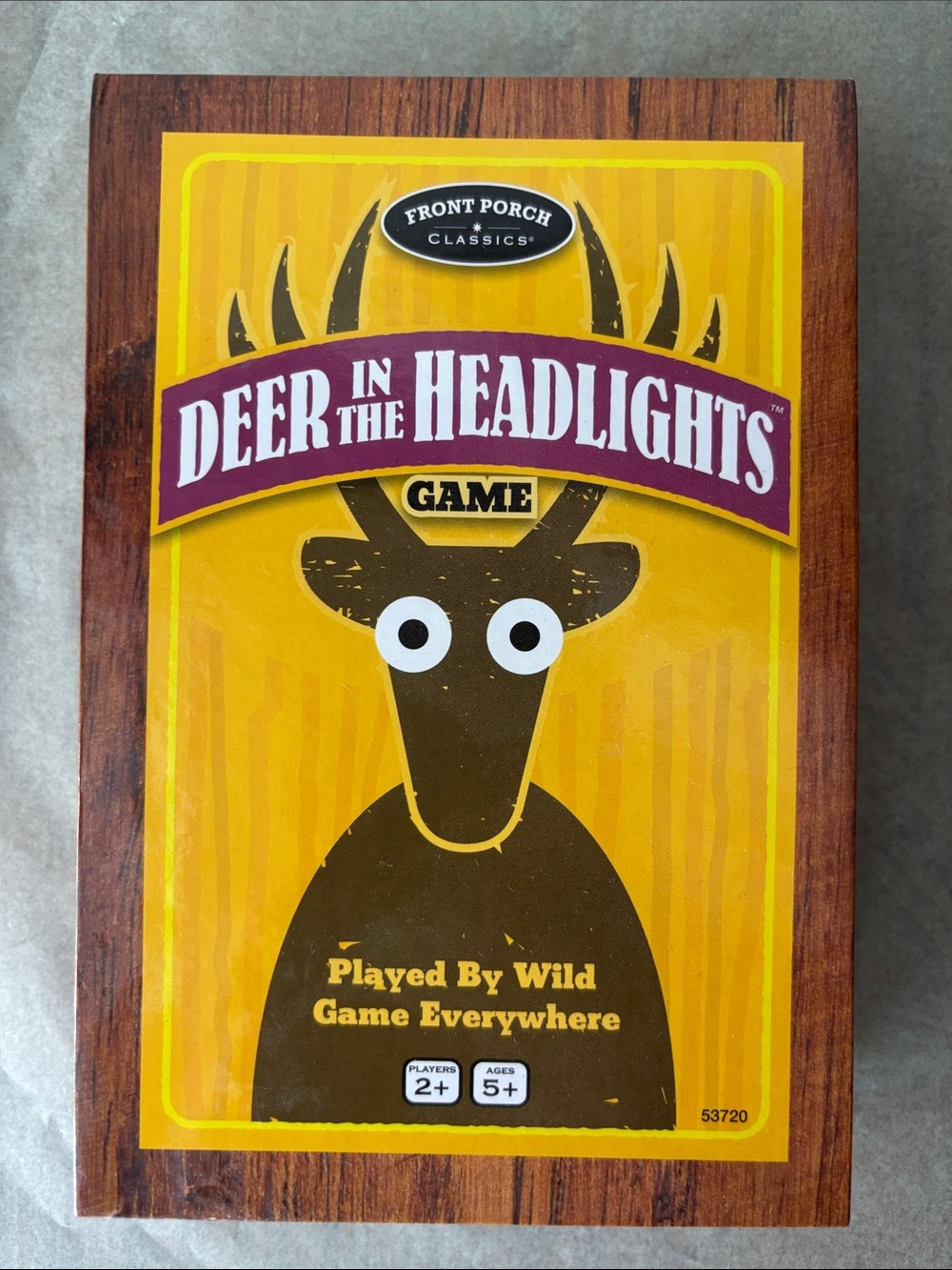 Deer in the Headlights Game - Yellow